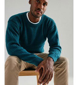 Herentrui met ronde hals gemaakt van Phildar Phil Baby Socks