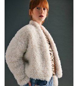 Recht donzig vest gemaakt van Phildar Phil Inuit