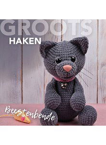 Knuffel poes met halsbandje