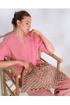 Haakpatroon granny square shopper van andere kant