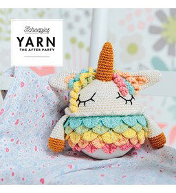 Unicorn Florence gemaakt van Scheepjes Catona 25 en 10 gram