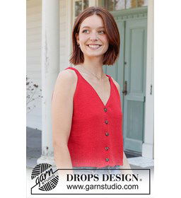 Juliet Blushes Top gemaakt van Drops Cotton Light