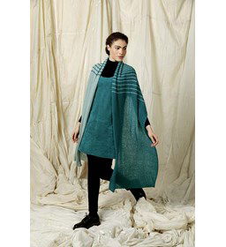 Sjaal gemaakt van Lang Yarns Cashmere Dreams