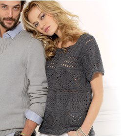 Trui gemaakt van Phildar Phil Coton 3