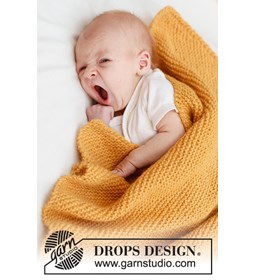 Babydeken gemaakt van Drops Air