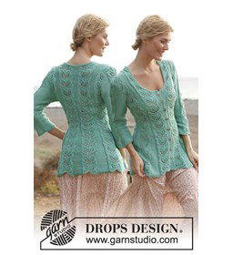 Gebreid getailleerd vest gemaakt van knopen