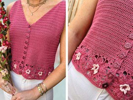 Durable haakpatroon Blossom Top, ....