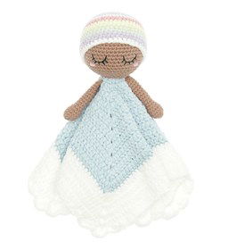 Baby Blankie Rainbow Lovey pastel gemaakt van Boeken Rico