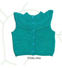 Vest gemaakt van Lang Yarns Baby Cotton