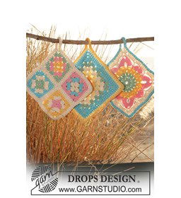 Pannenlappen gemaakt van Drops Paris