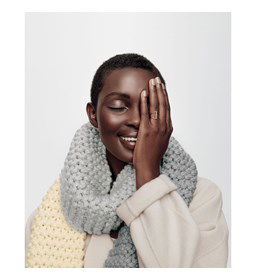 Sjaal Twiggy gemaakt van Phildar Phil Express