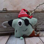 Haakpatroon Knuffel zeester piraat