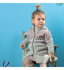 Vest gemaakt van Lang Yarns Merino 150