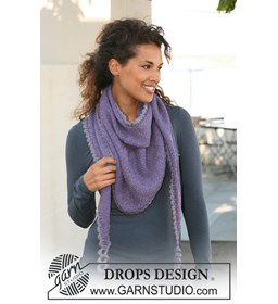 Omslagdoek gemaakt van Drops Nepal