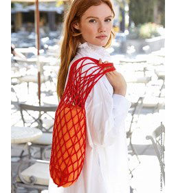 Boodschappennet gemaakt van Lana Grossa Imagine