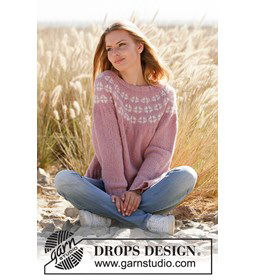 Dames trui gemaakt van Drops Air