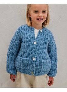 Kindervest in ribbelboordsteek