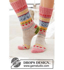 Sokken gemaakt van Drops Nord