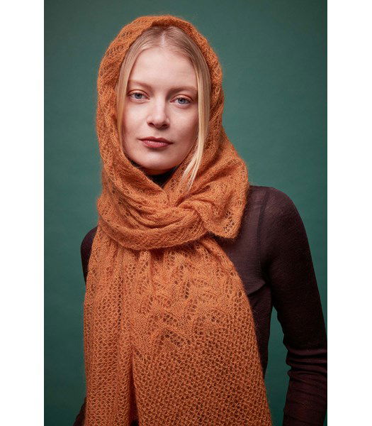 Breipatroon Dames sjaal of omslagdoek Ava