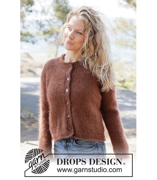 Breipatroon Damesvest Autumn Nutmeg Cardigan