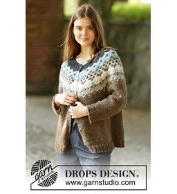 Dames vest gemaakt van Drops Air