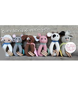 Bijtring Muis gemaakt van Babyartikelen en speelgoed maken