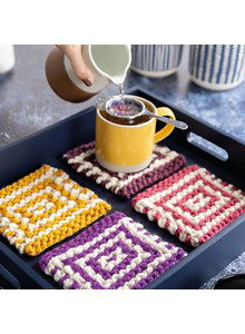 Kleurrijke onderzetters