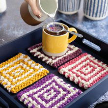 Kleurrijke onderzetters