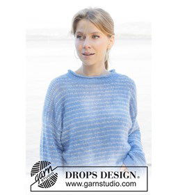 Neptune Rings Trui gemaakt van Drops Brushed Alpaca Silk