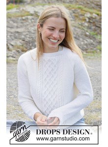 damestrui met kabels en raglan