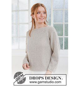 trui met boothals en diagonale schouder gemaakt van Breinaalden zonder knop