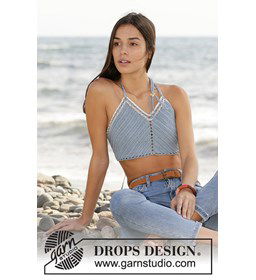 Dames top gemaakt van Drops Muskat