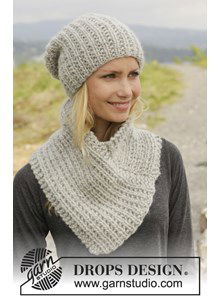 Gebreide muts en halswarmer