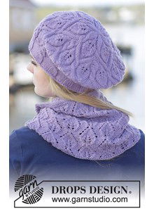 Gebreide muts en halswarmer met kabels