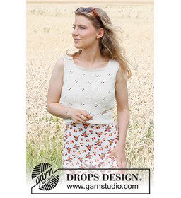 Damestop gemaakt van Drops Cotton Light