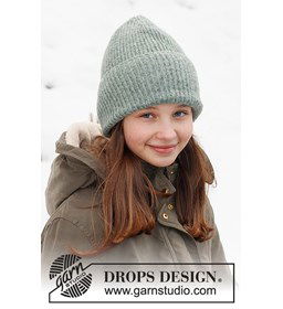 Kindermuts gemaakt van DROPS Sky