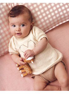 tuniek met hartvormig gaatjespatroon