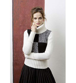 Damestrui gemaakt van Lang Yarns Merino 120 en 120 Color