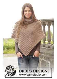 Gebreide poncho