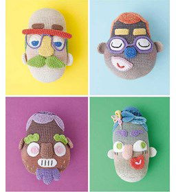 Vrolijke en gekke gezichten gemaakt van Rico Ricorumi Twinkly Twinkly