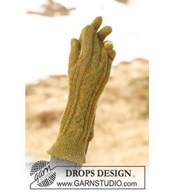 Handschoenen gemaakt van Drops Alpaca