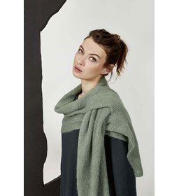 Sjaal gemaakt van Lang Yarns Suri Alpaca