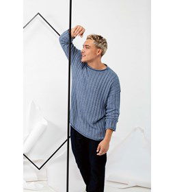 Herentrui met verticale lijnen