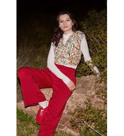 Damesgilet gemaakt van rondbreinaald nr 6