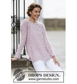 Trui gemaakt van Drops Kid Silk