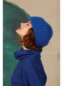 Damesmuts met dubbele rand