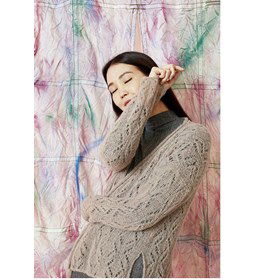 Dames vest gemaakt van Lang Yarns Alpaca superlight