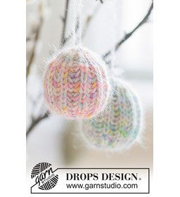 Spring Whimsy Paasei gemaakt van DROPS Fiesta