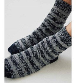 Gestreepte herensokken Igor  gemaakt van Phildar Phil Baby Socks
