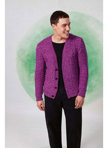 Licht gespikkeld herenvest